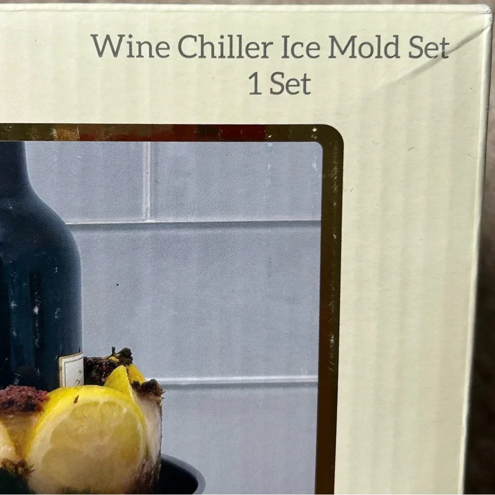 NWT Wine Chiller Ice Mold Set
